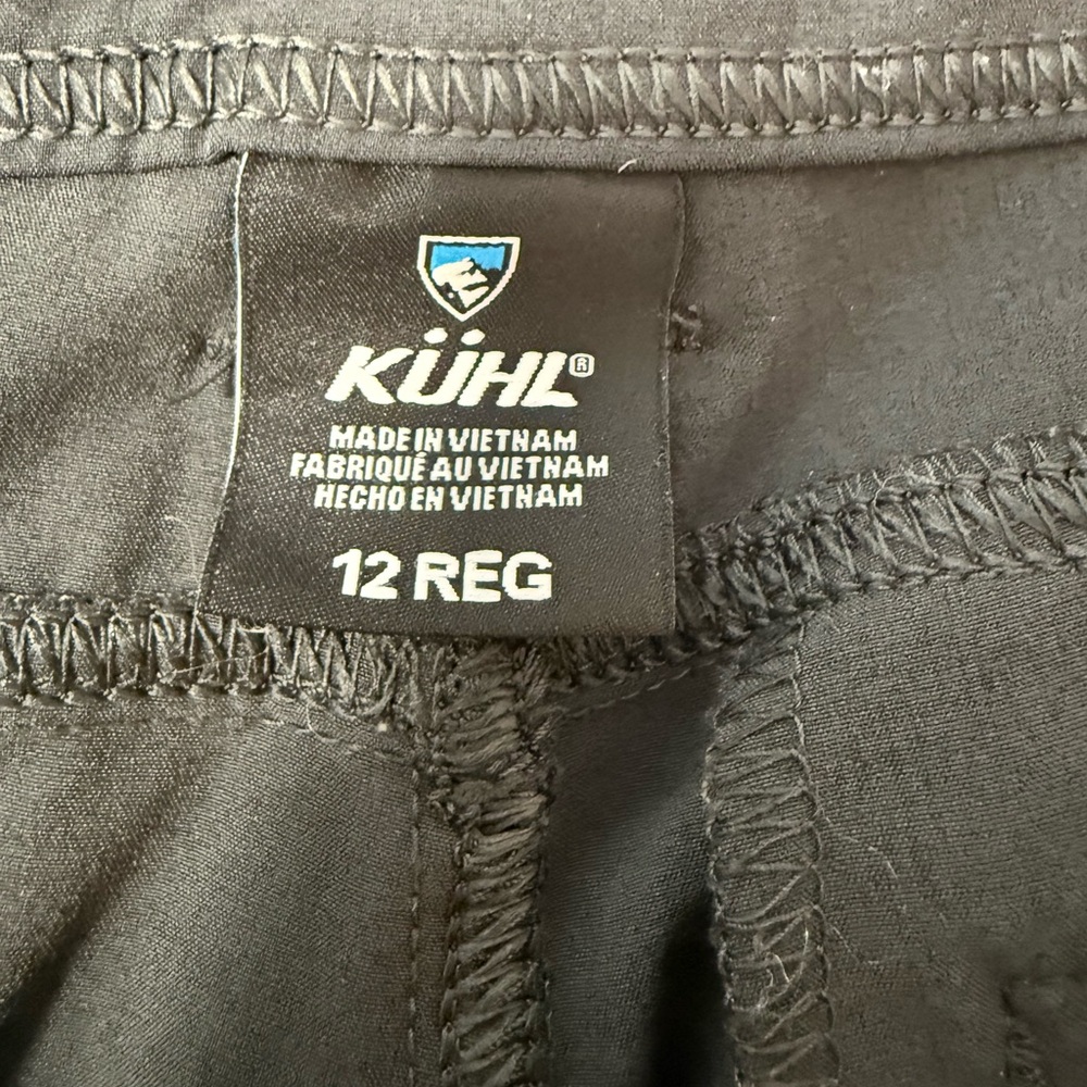 REI Kuhl Women's Freeflex Cargo pants Size 12 Koal Gray Lightweight hiking ❤️ - Picture 3 of 4